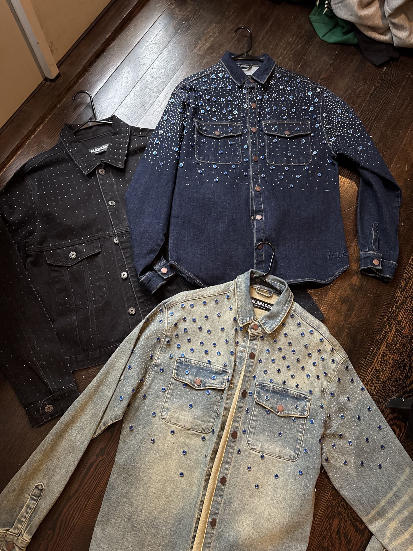 Valabasas Denim Shirts Jacket New
