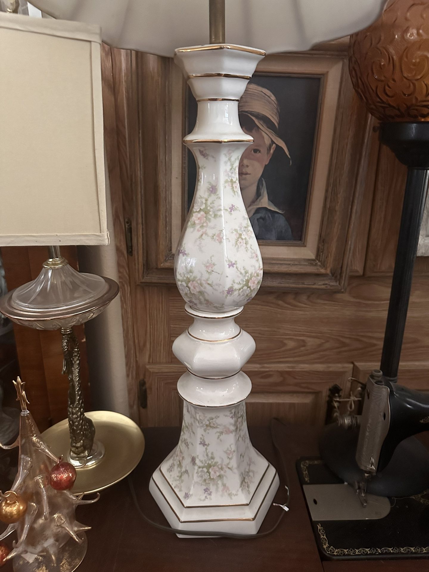 Porcelain Vintage Lamp