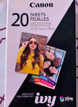 Canon 20 sheet ZInk $5 >>for mini thermal phone 📲 printers