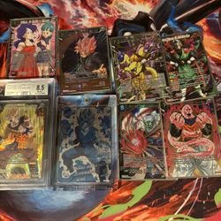 Dragonball Card Lot And Slab 