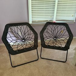 Black Bungee Chairs (2 units)