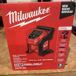 Brand New In Box M12 Inflator 