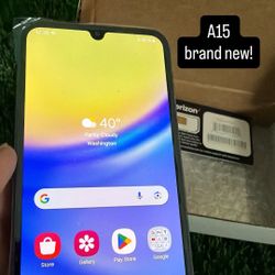 Samsung A15- -a15. Brand New -unlocked 