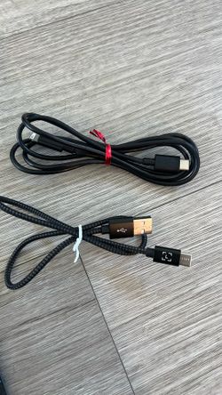 🔌 2-Piece USB Charging Cable Set – USB-A to USB-C & USB-C to USB-C