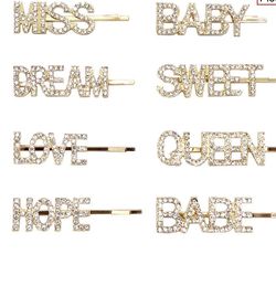 word hair pins