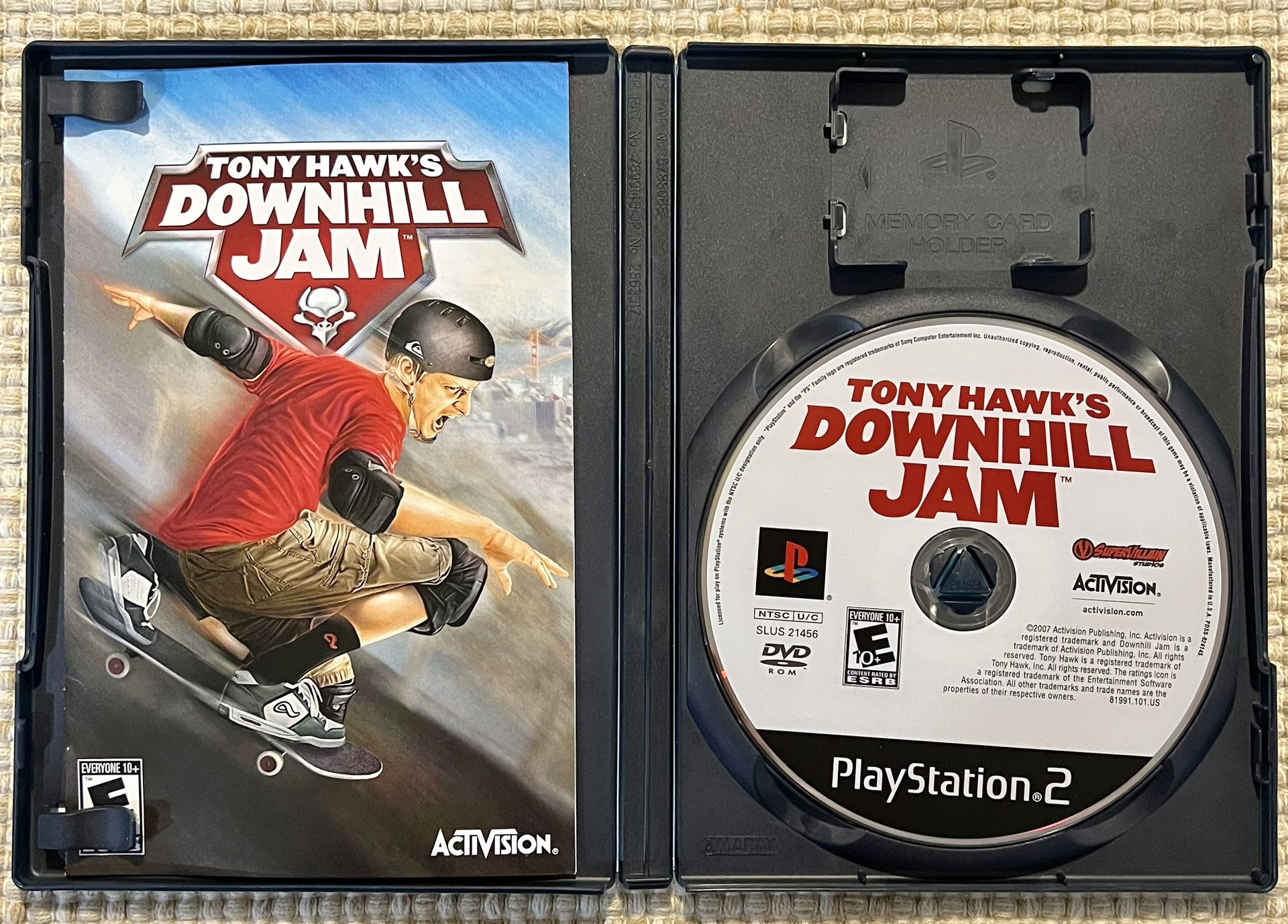 Tony Hawk's Downhill Jam (Sony PlayStation 2, 2007) for sale