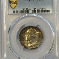 1948 Washington Quarter – PCGS MS67 (Certified, Original Holder)
