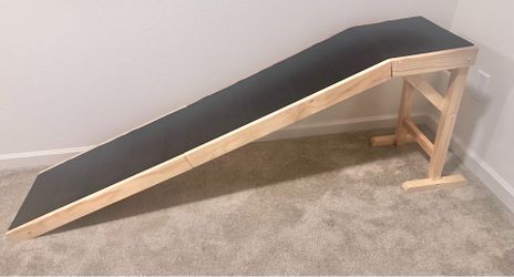 Paw Hut  carpeted dog ramp. 74 x 25 x 16 inches.