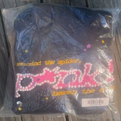 sp5der P*nk hoodie