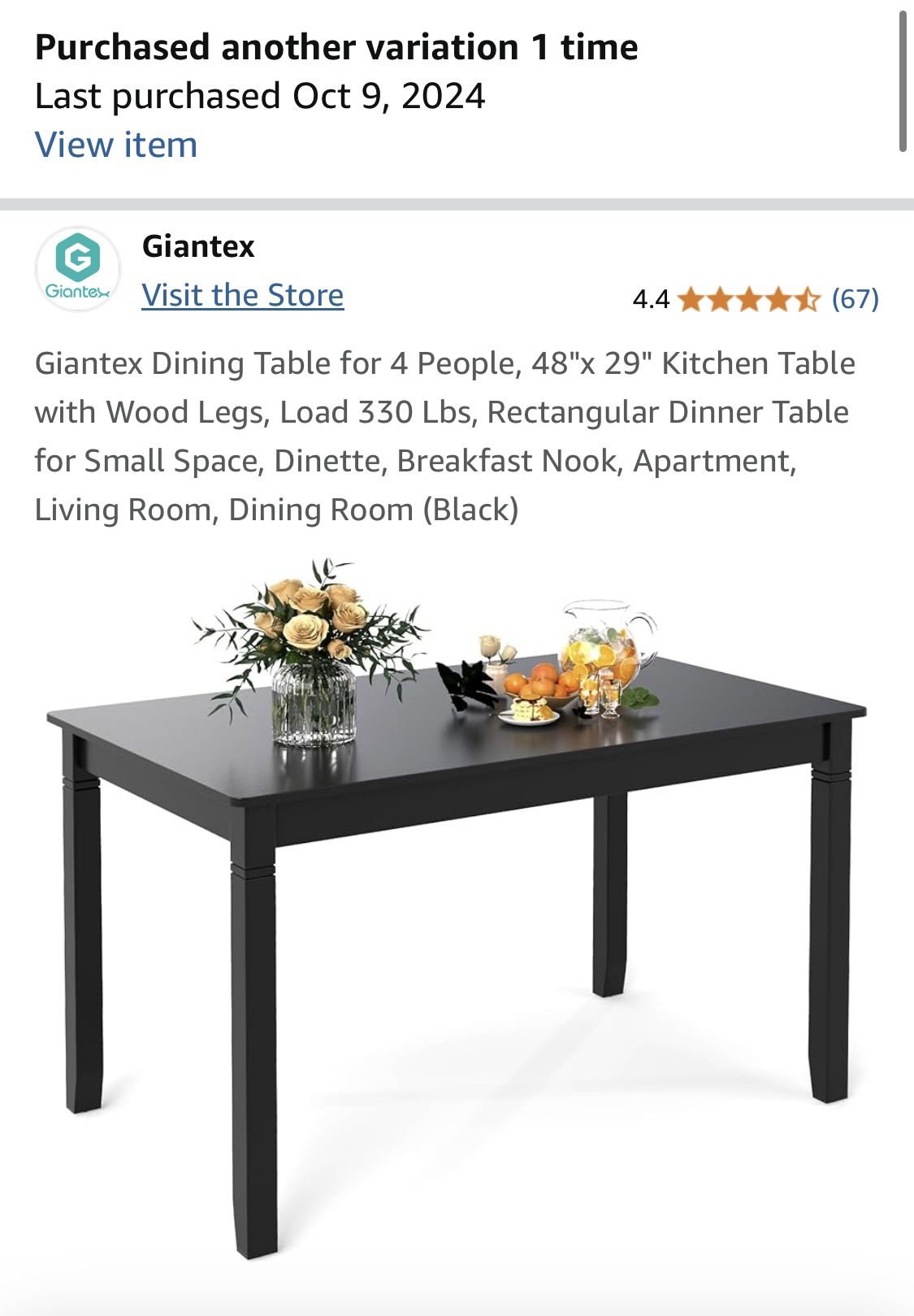 Giantex Dining Room Table BRAND NEW CONDITION