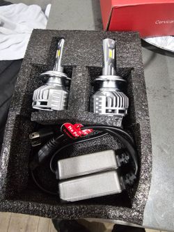 Brighter LED H7 with built in fan. 6000k White Light.