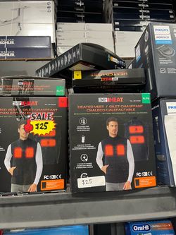 32 Heated vest with power bank - Rechargeable