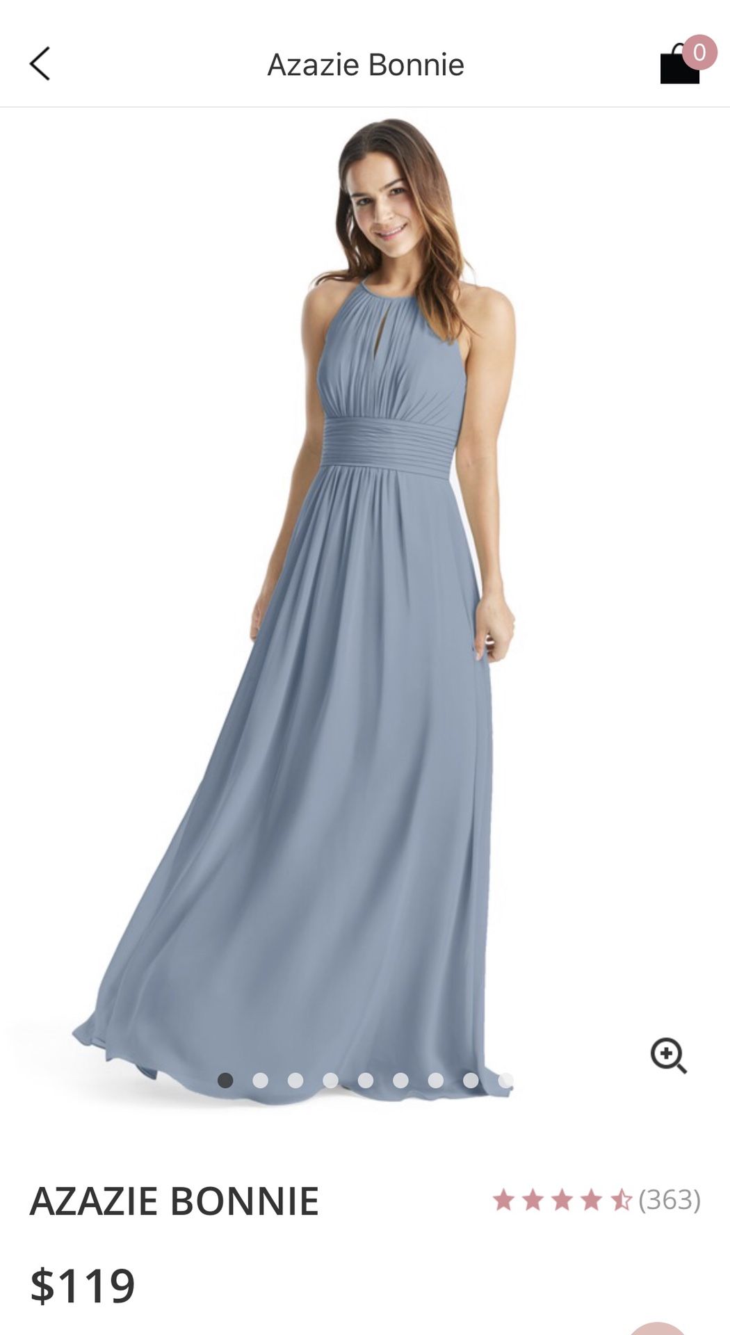 Azazie Bonnie Bridesmaid Dress-Dusty Blue