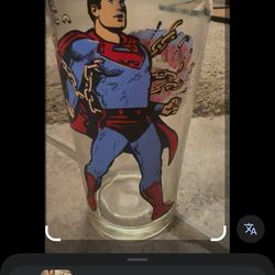 '70s Superman Pepsi /  DC glass
