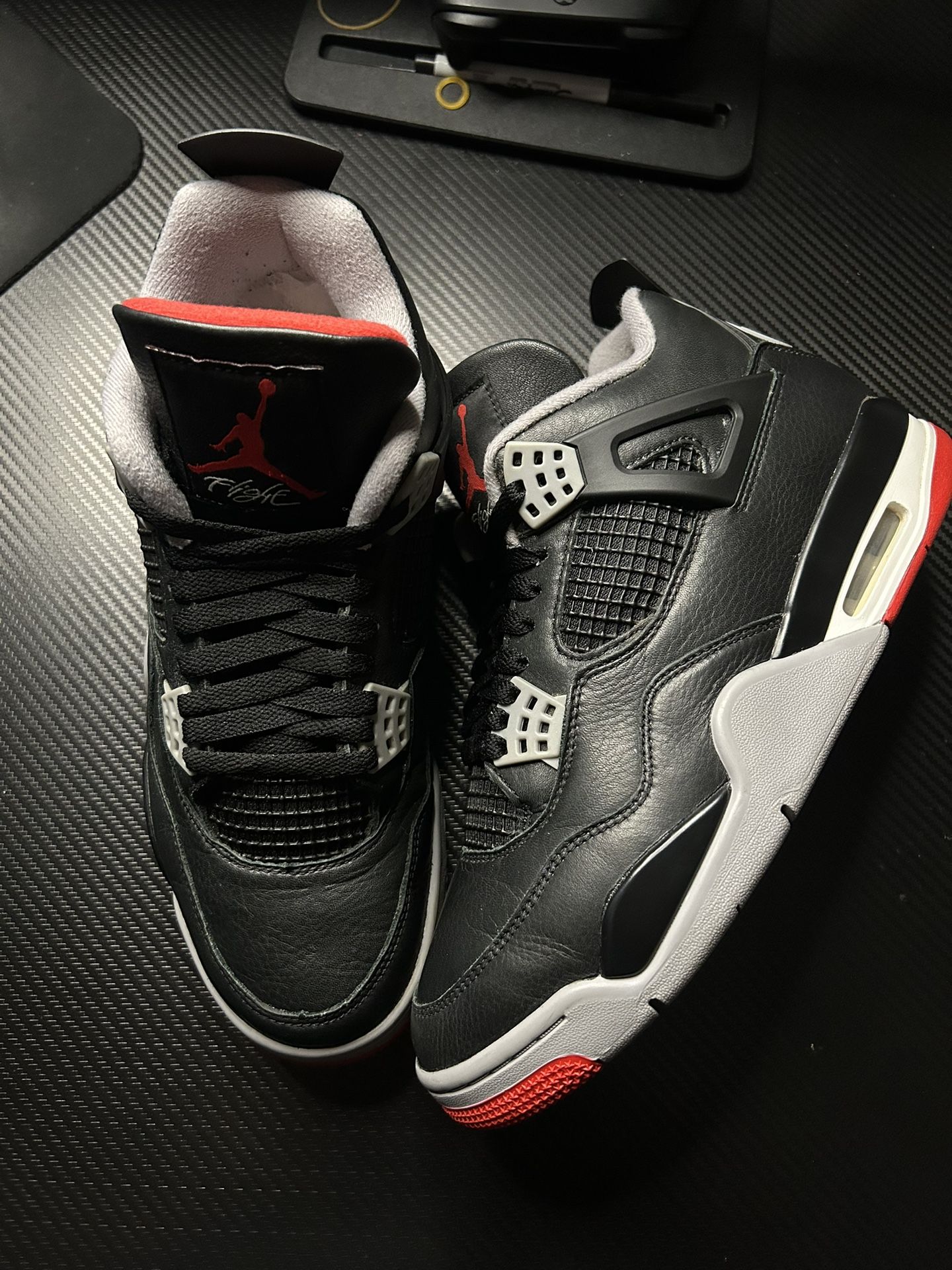 Jordan 4 Bred Reimagined Size 9.5 Used