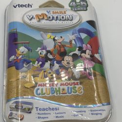 Vtech Active Learning Games Vsmile Motion Mickey Mouse Club House Ages 4-6Yrs