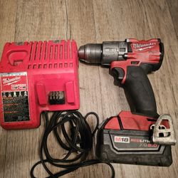 Milwaukee M18 Drill With Battery And Charger