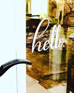 Vinyl Front Door Decal