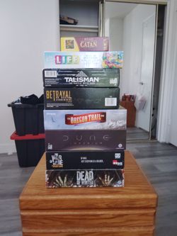Board game lot- 8 games (PLEASE CHECK DESCRIPTION TO SEE PRICE AND WHAT'S SOLD)