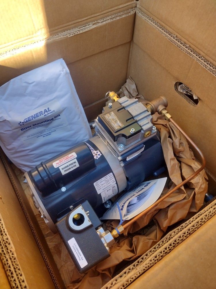General Air Fire Sprinkler Oilless Compressor