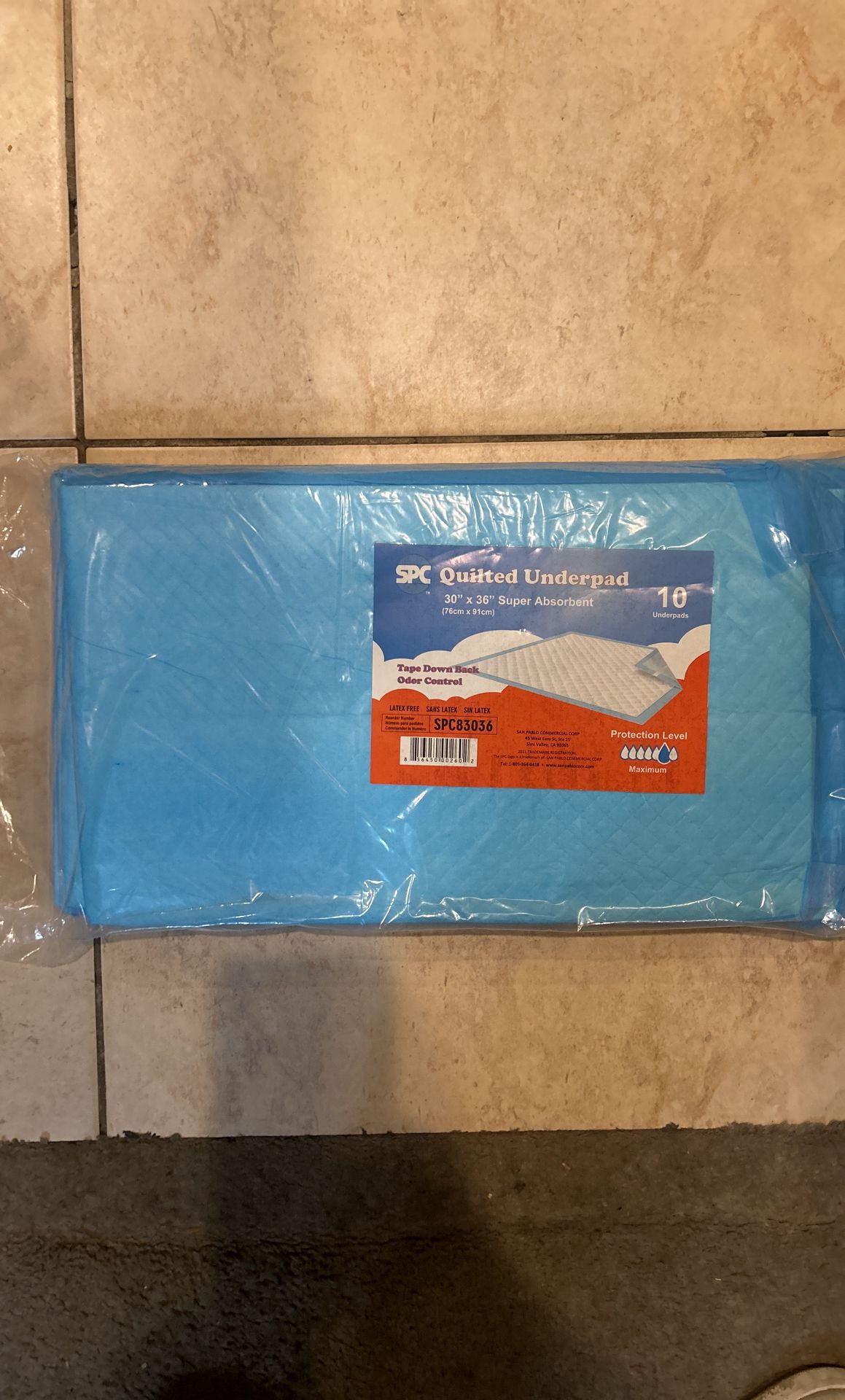 Quilted Underpads 30x36 Super Absorbent Bed Pads