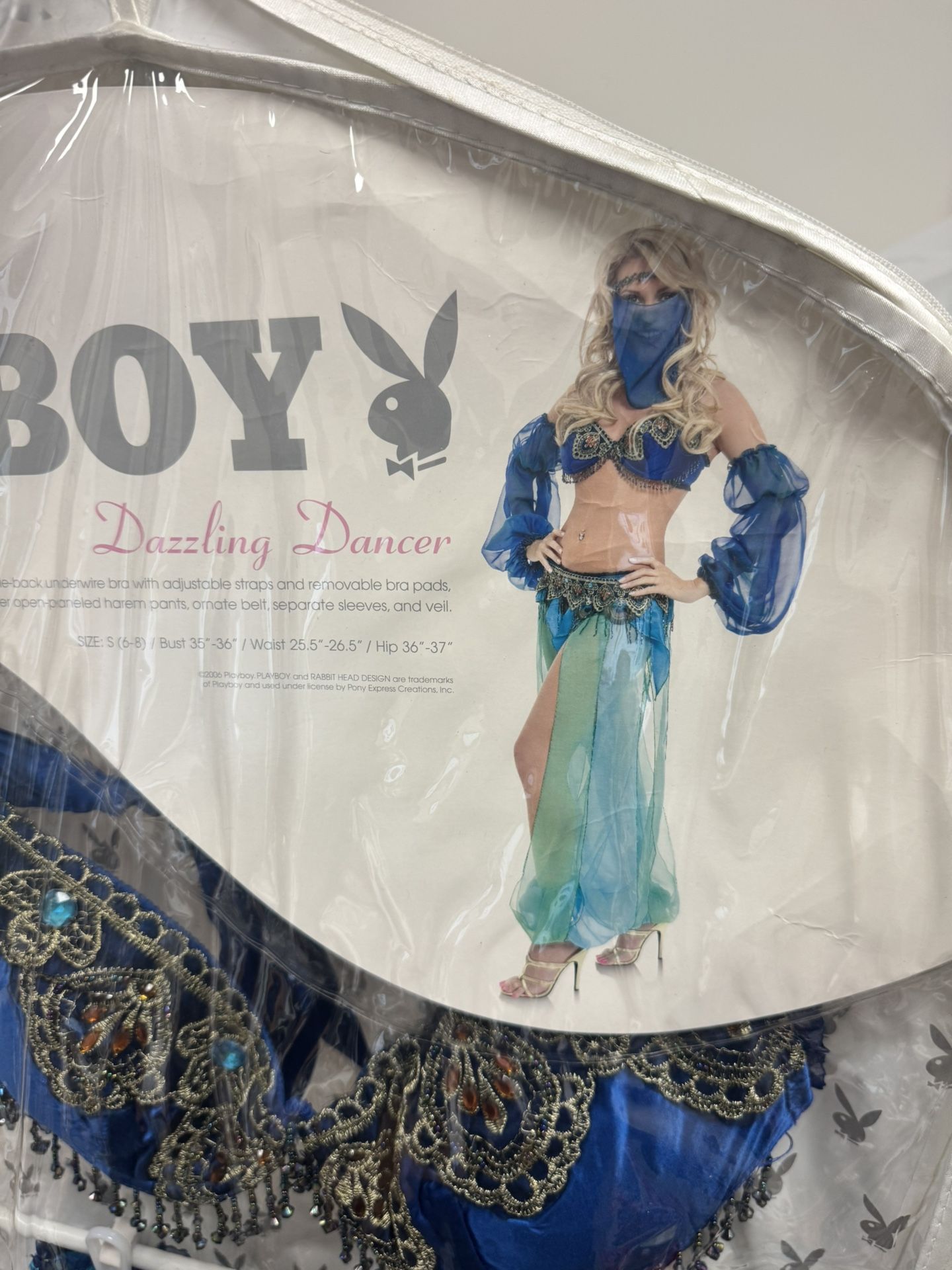 Playboy Dazzling Dancer belly dancer costume vintage