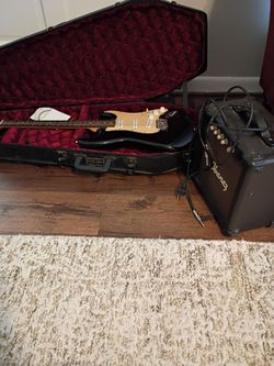 Squire electric guitar strat fender