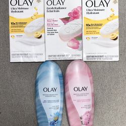 Olay Body Wash And Bar Soap