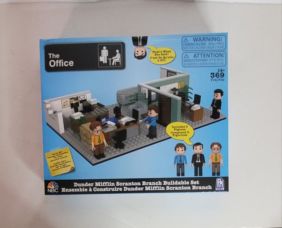 NBC The Office - Dunder Mifflin Scranton Branch Buildable Set - PhatMojo / 369 Pieces