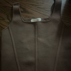 Dark Brown Listicle Tank