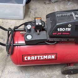 Craftsman compressor 6HP 33 gal elec. air