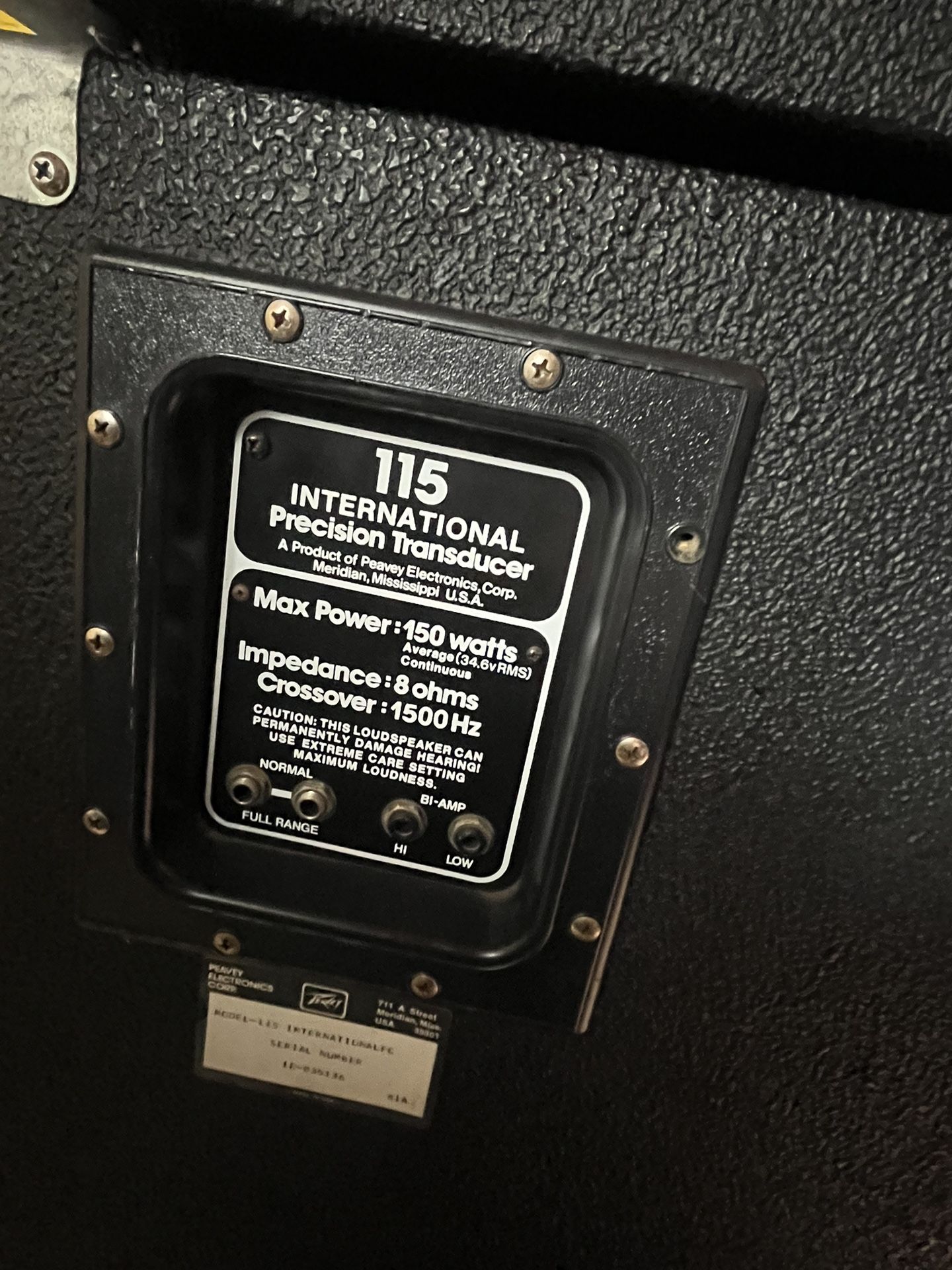 2 Peavey Passive Speakers