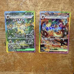 Pokemon Leafeon And Flareon SAR JP