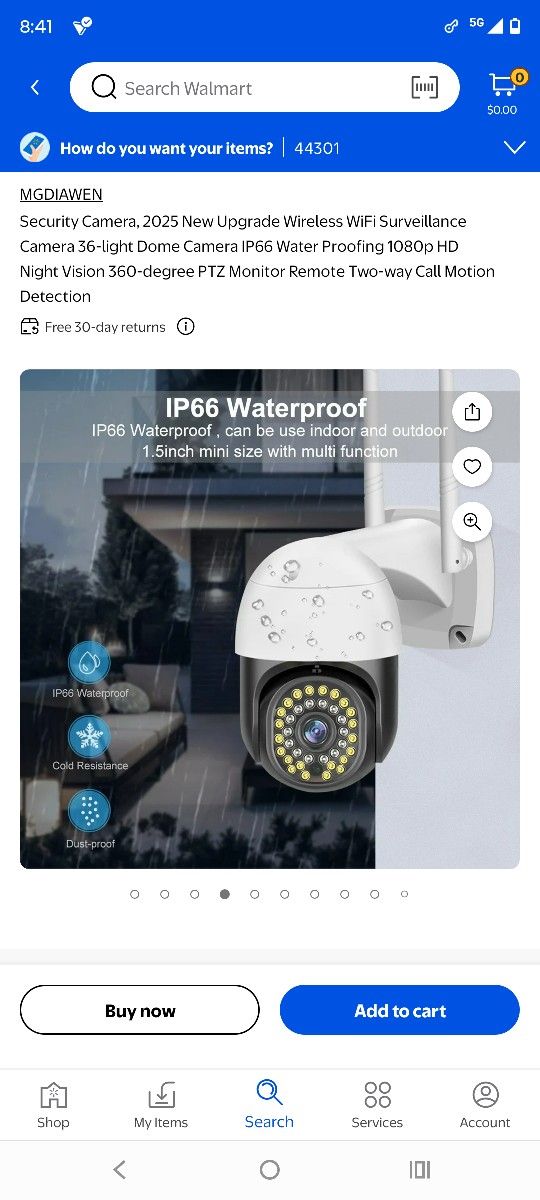 Security Camera New Out Of Box