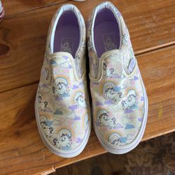 Girls Unicorn Vans 