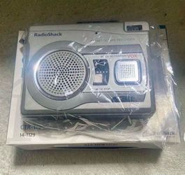 Radio Shack Cassette Recorder -New