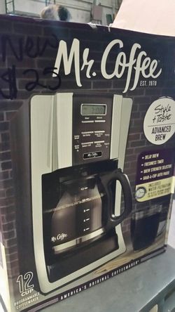 New in box mr coffee maker