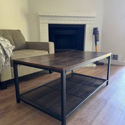 Coffee Table Wood / Metal