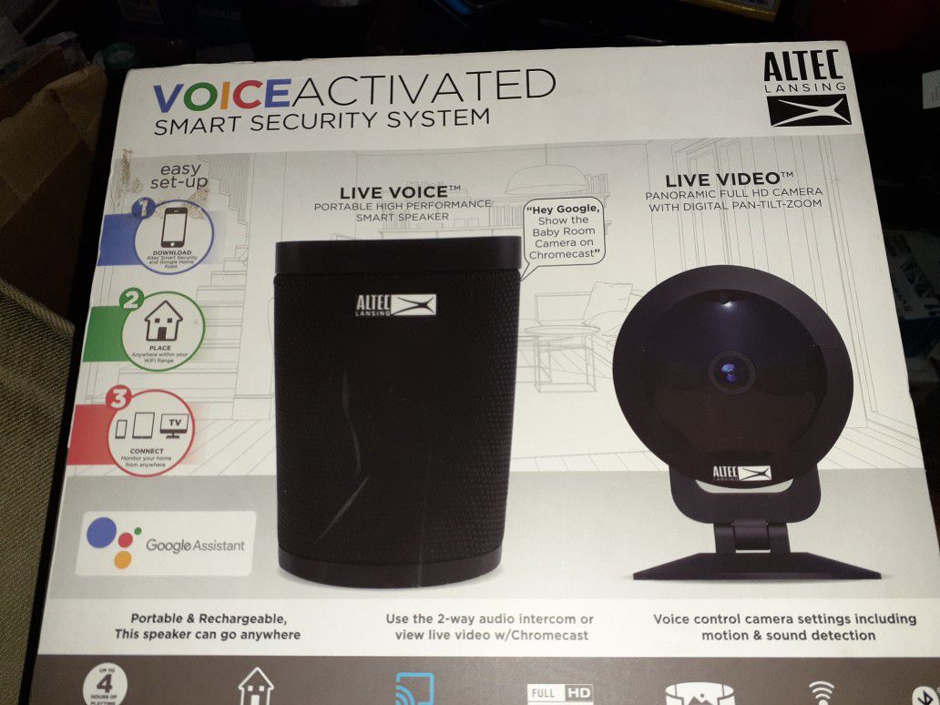 Altec Lansing voice activated Smart Security System