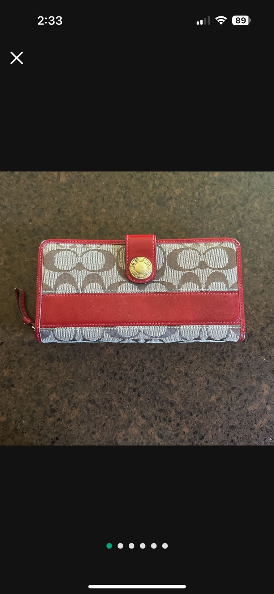 Signature Coach Wallet