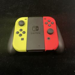 OLED Joy-Con's and Controller Grip ONLY Neon Red Green Nintendo Switch Joycon