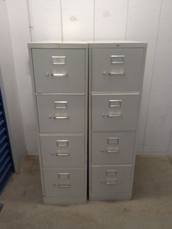 Metal file cabinet $ 70 each
