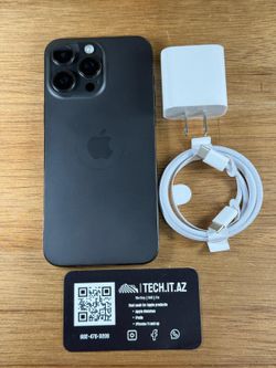 📱 iPhone 15 Pro Max | 256GB | Black Titanium | Unlocked (Any Carrier)