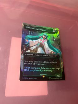 Hatsune miku Sakura superstar magic the gathering cards
