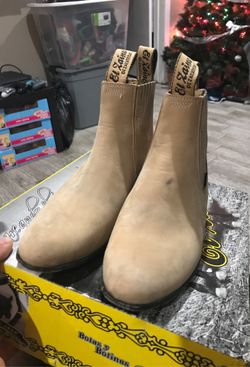 Botas color HUESO / Size 5/ Mex 22