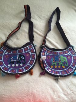 Side cross bags in cotton