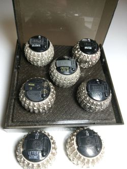 IBM Selectric font balls (typeballs)