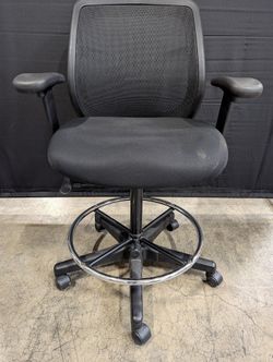 Raynor Professional Drafting Chair with Mesh Back and Foot Ring