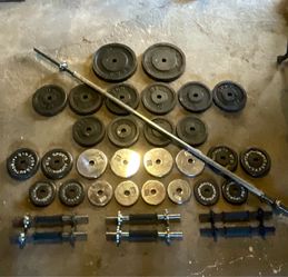 Standard weights 200 lbs