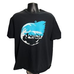 Final Fantasy 7 Fellowship of the Fantasy  T-Shirt Lord Of the Rings - FFVII XL